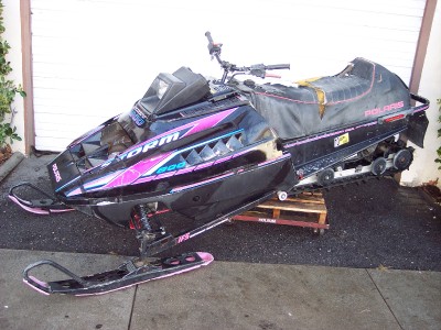 Black Snowmobile Sled Cover Polaris Storm SKS 1993 1994 1995