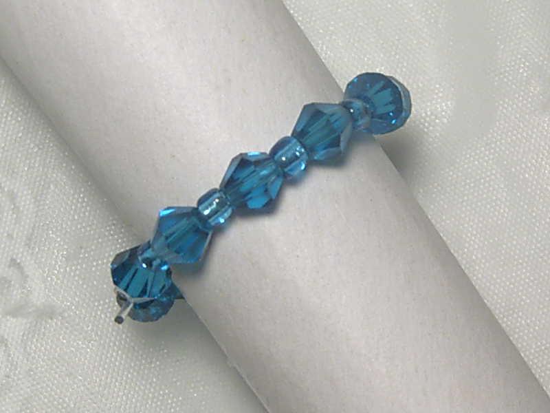CYNTHIA LYNN "COLOR PARTY " GLASS CRYSTAL & SEED BEAD STACKING STRETCH RINGS - Picture 7 of 10