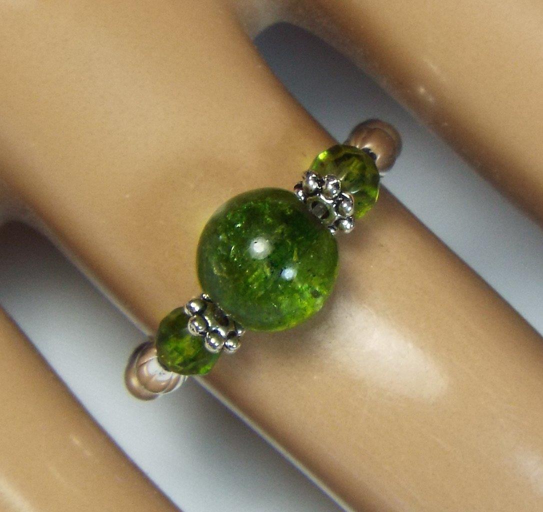 ANELLI STRETCH CYNTHIA LYNN ""GEMME TORMALI"" TORMALINA IN QUARZO ARGENTO STERLING - Foto 3 di 7