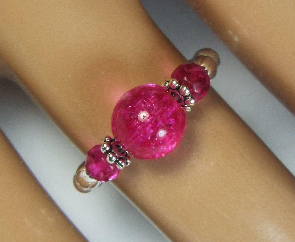 ANELLI STRETCH CYNTHIA LYNN ""GEMME TORMALI"" TORMALINA IN QUARZO ARGENTO STERLING - Foto 4 di 7