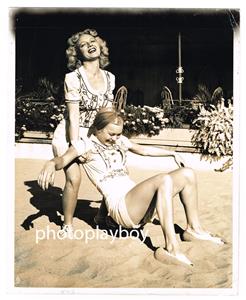 Cuties Jane Wyman Sheila Bromley Wrestle In Short Shorts Candid Pinup Photo 1939 Ebay