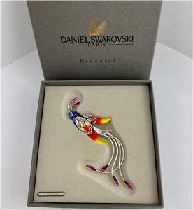 DANIEL SWAROVSKI 蝶のブローチ 紫 ピンク 稀少品 保証書付き Sold at Auction: Daniel Swarovski 