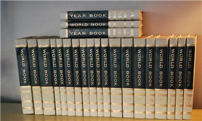 The World Book Encyclopedia Set 1960 + Year Books '62 & '63 & Study ...