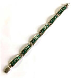 Vintage MEXICO T8-41 Cuff BRACELET Sterling Silver 925 Open