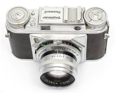 Vintage Voigtlander Prominent Rangefinder Camera Ultron 50mm f1:2