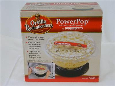 presto microwave popcorn popper