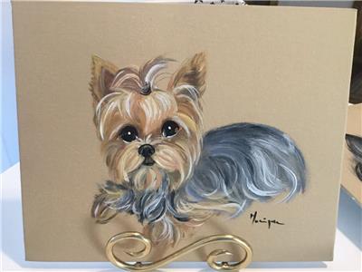 lifelike yorkie
