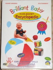 BRILLIANT BABY 4 DVD Boxset Fun and Learning For Babies