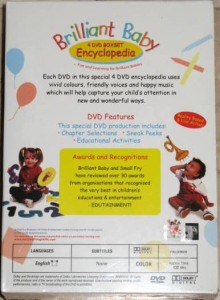 BRILLIANT BABY 4 DVD Boxset Fun and Learning For Babies