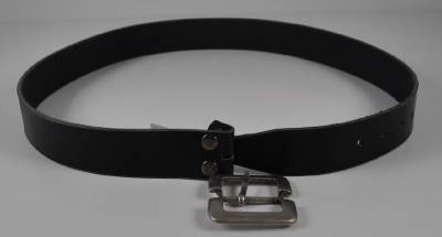 YL Limited Men's M 34-36 Genuine Leather Black Belt Removable