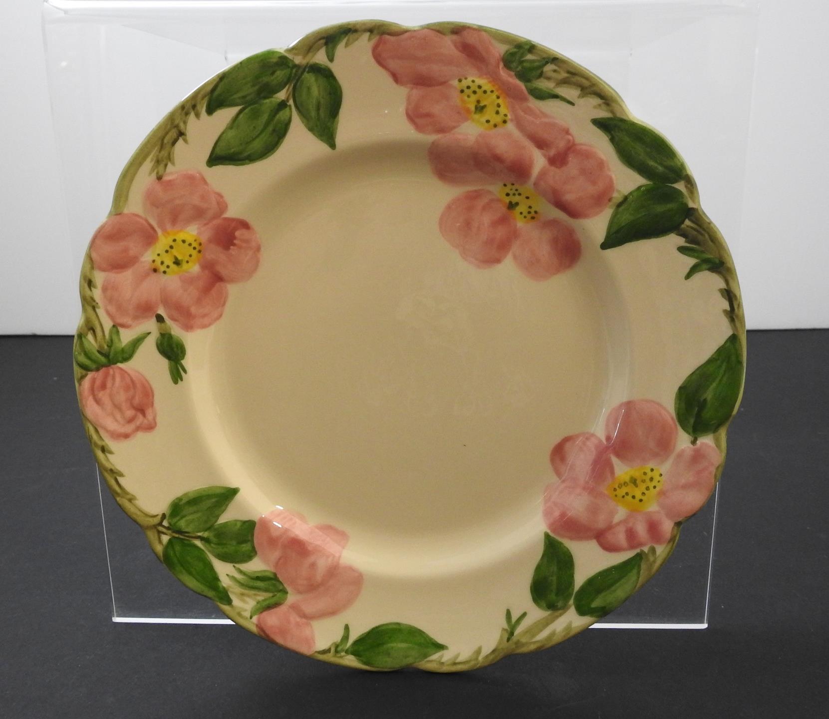 Vintage Franciscan Desert Rose Pattern Hand Decorated 9 3/8" Luncheon