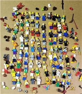 100 lego minifigures