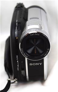 Sony Hybrid 40x Zeiss Optical Zoom Wide LCD Handycam Untested For