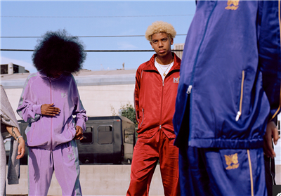 パープル needles awge ジップパーカー Lサイズ パープル needles awge ジップパーカー Lサイズ - メルカリ