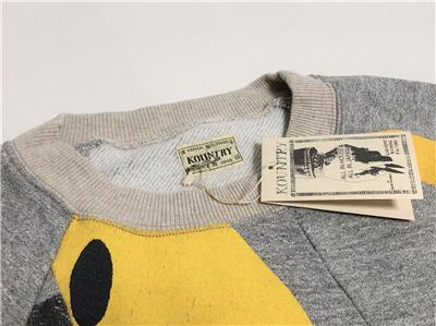 KAPITAL Beethoven remake smile smily sweatshirt gray new L