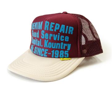 kapital kountry DENIM REPAIR SERVICE PT 2TONE truck cap hat