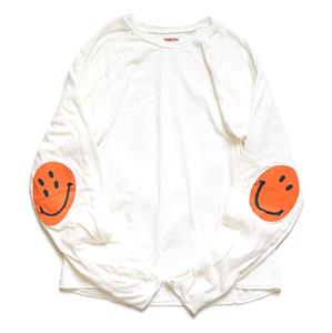 トップス KAPITAL Smilie Patch Long Sleeve Tee XL Kapital Stripe Smilie Patch Long Sleeve Tee, Blue – Glasswing