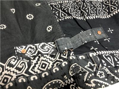 KAPITAL BANDANA PATCHWORK JACKET black brand new made in