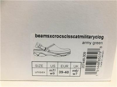 BEAMS Crocs MA-1 Jacket Clog サンダル 27cm Crocs Beams exclusive Classic All Terrain Clog MA-1 jacket