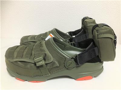 クロックス ビームス Crocs x Beams MA-1 Jacket Clog Olive Crocs Beams exclusive Classic All Terrain Clog MA-1 jacket