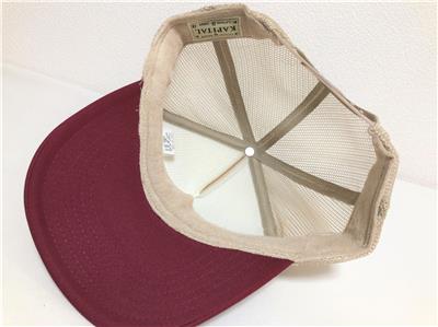 kapital LEGS MiNi SKiRTs FOREVER truck cap hat trucker beige wine
