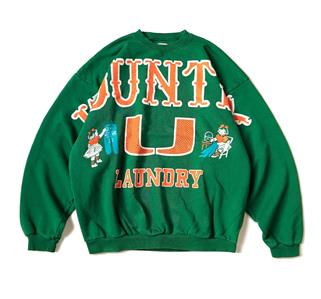 kapital スエットパ―カ― Kapital ECO fleece crew sweatshirt (CATPITALpt) sweater