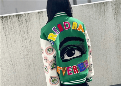 SAINT Mxxxxxx Michael Takashi Murakami Varsity Jacket