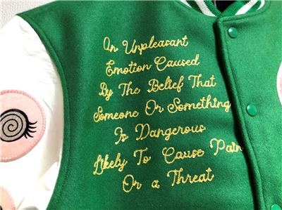 ❏希少【MY PROOF】Reason for My Justice RE:M. SAINT Mxxxxxx Michael Takashi Murakami Varsity Jacket