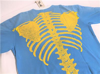 KAPITAL BONE 2tone remake big sweatshirt sax blue brand new made