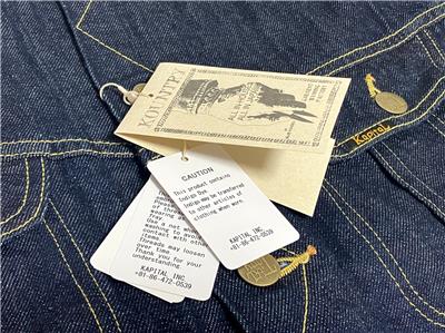 kapital 11.5oz denim Mexican tuxedo westerner indigo bone