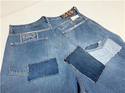 KAPITAL 14oz port baggy pants hippie champetre Remake denim new | eBay