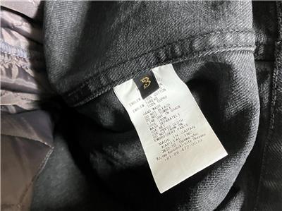 kapital 14OZ black DENIM T-BACK DRIZZLER JACKET ANARCHY