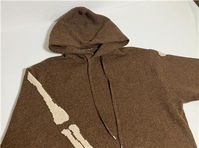 KAPITAL 5G wool bone sweater hood hoody Skeleton brown new | eBay