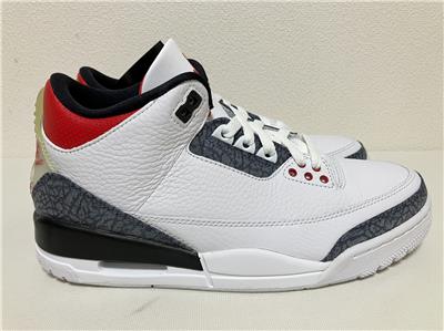 NIKE Air Jordan 3 Retro SE-T AJ3 III fire red denim japan brand