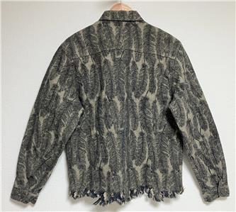 Kapital 12oz Magpie feather Denim 3rd Jacket black beige new | eBay