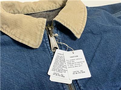 kapital Denim Lining Reversible Work Jacket zip up Virgin Mary