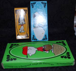 Vint 1970 Avon Peanuts Snoopy Charlie Brown Bathroom