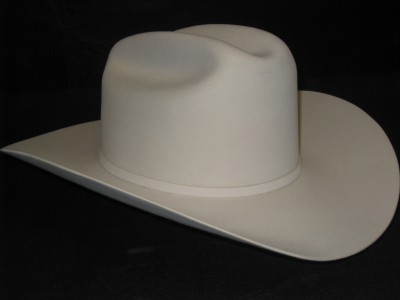 New Stetson Monarca White 6X Beaver Fur Felt Cowboy Hat | eBay