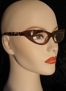 1.5 clear+1.25 Rockabilly 50s 60s style Cateye GINA Tawny//Leopard Readers 2.0