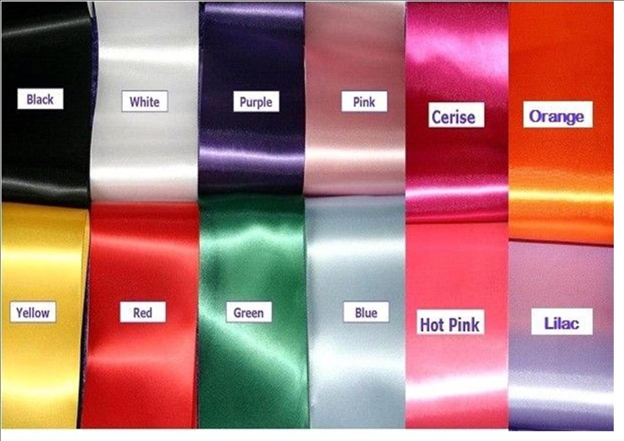 Quality WIDE RIBBON 4" 100mm 10cm SINGLE SATIN Heavy SASH fabric 12