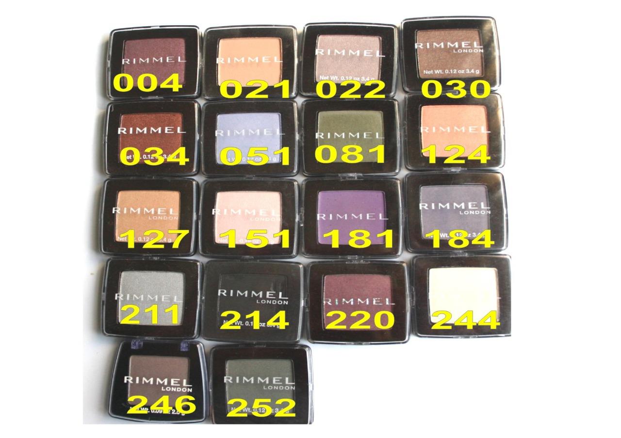 RIMMEL MONO eyeshadow specialeyes CHOICE OF 16 discontinued SHADES eBay