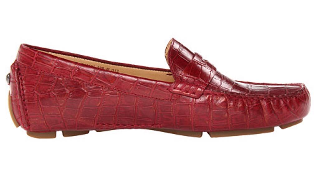 Women's Shoes Cole Haan TRILLBY DRIVER Loafers Moccasin Leather Red ...