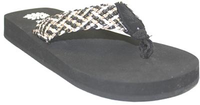yellow box flip flops size 6