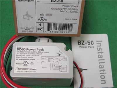 Details About The Watt Stopper Bz 50 Sensor Power Pack Supply Relay Output 24vdc 120 230 277