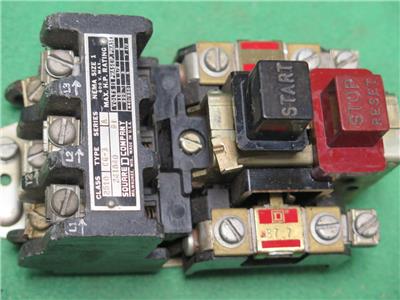 Square D 2510 Manual Motor Starter 30 Amp 600vac for sale online