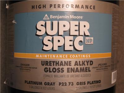 GAL BENJAMIN MOORE SUPER SPEC HP URETHANE ALKYD GLOSS ENAMEL