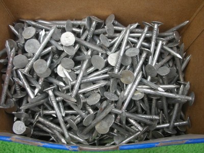 25lb EG GALVANIZED 1-1/2" HAND NAIL FLASHING SHINGLE ROOF ROOFING NAILS