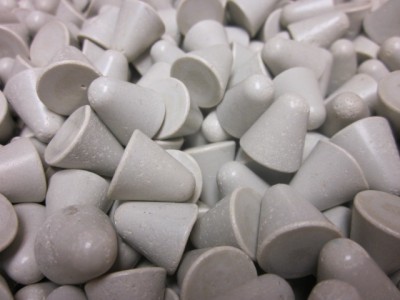 tumbling deburring tumbler cone plastic polishing buffing