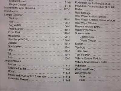 1993 SONOMA JIMMY ELECTRICAL DIAGRAM DIAGNOSIS MANUAL ...