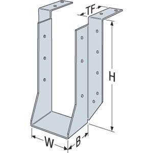 2x12 joist hanger triple simpson 3tf flange tie ga strong mount